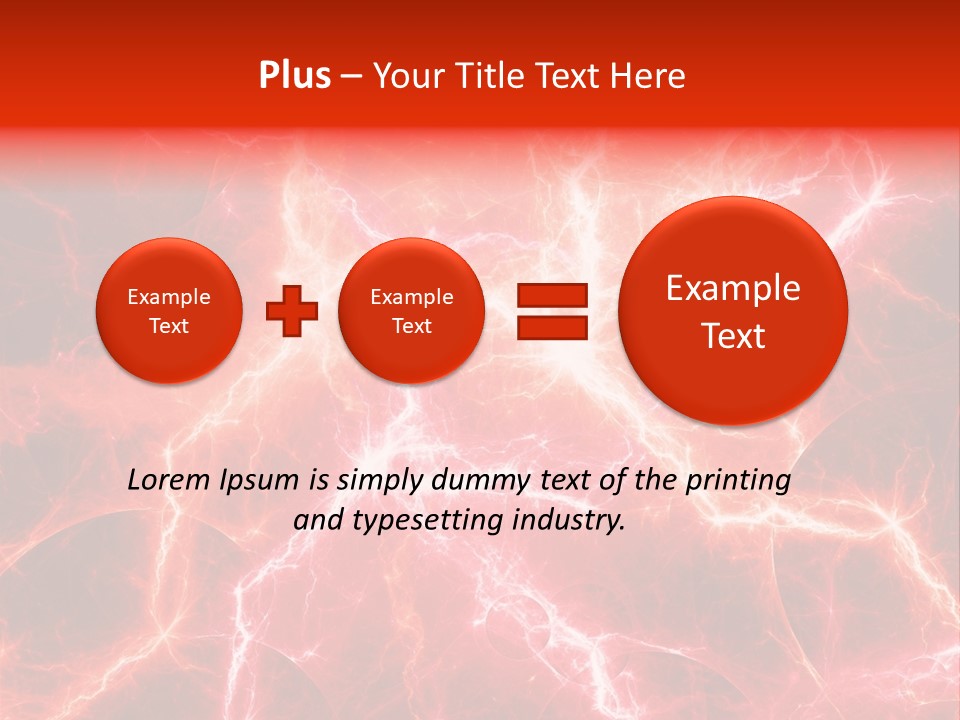 Color Voltage Thunder PowerPoint Template