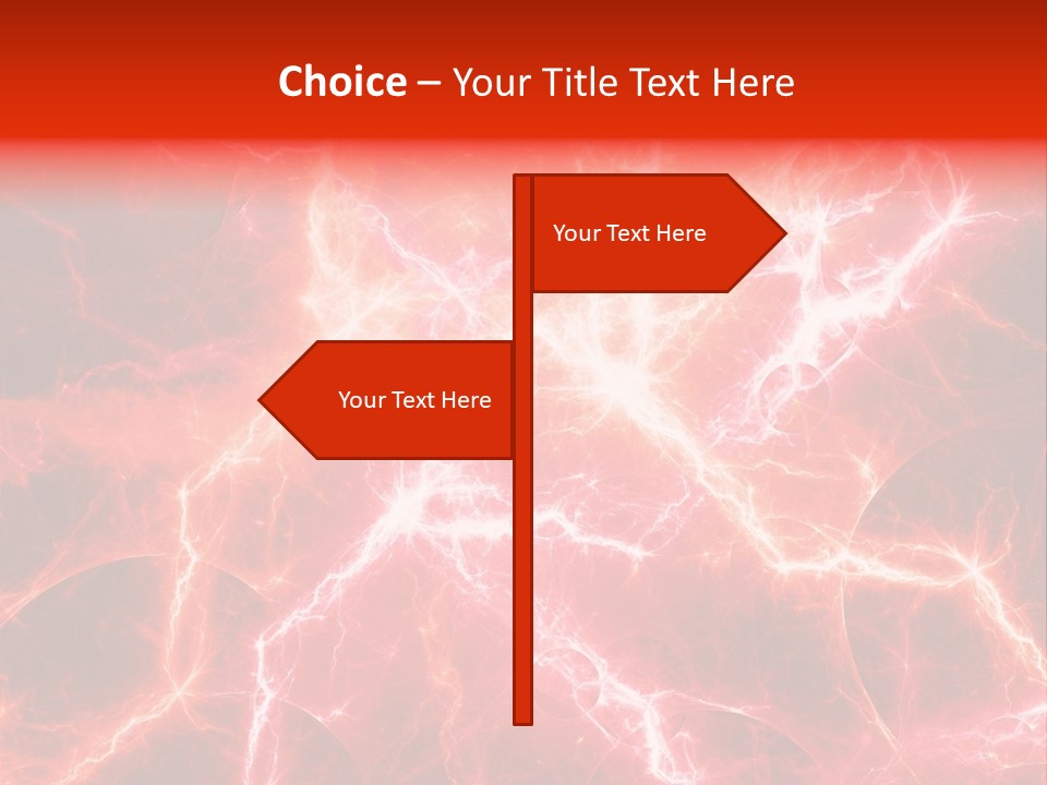 Color Voltage Thunder PowerPoint Template