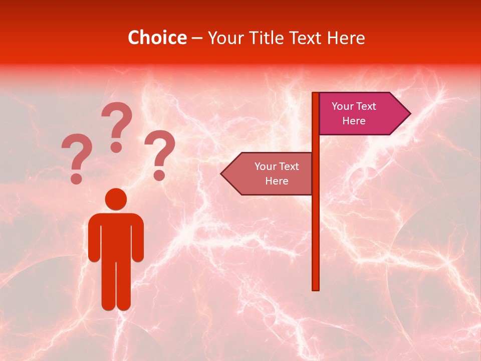 Color Voltage Thunder PowerPoint Template