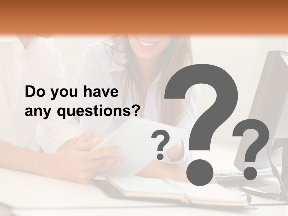 Young Adults Smiling Happy PowerPoint Template