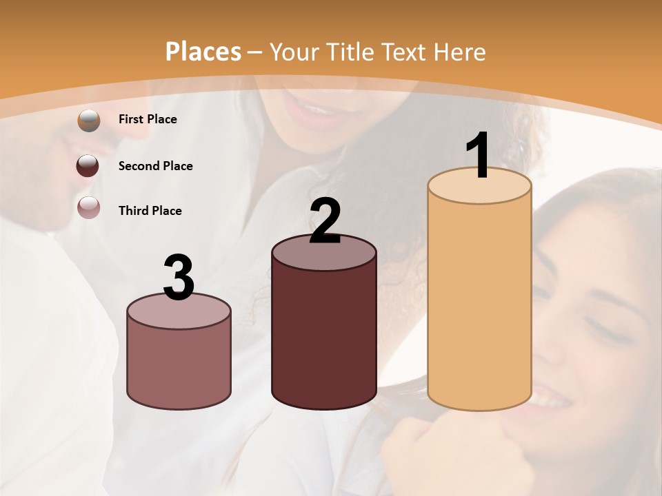 Business Pad Woman PowerPoint Template