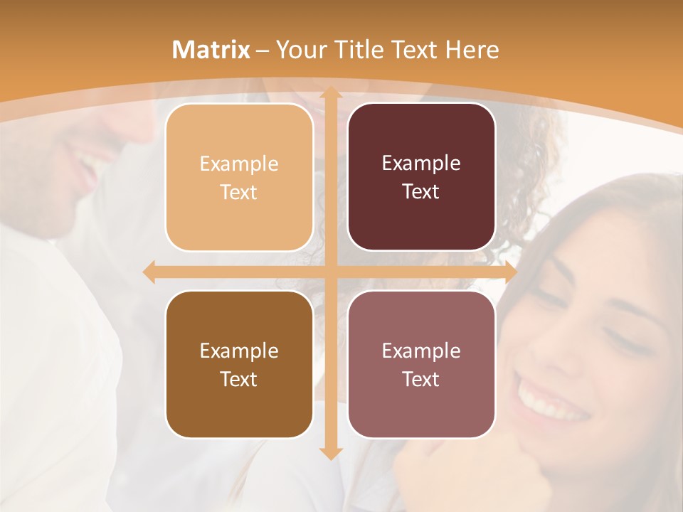 Business Pad Woman PowerPoint Template