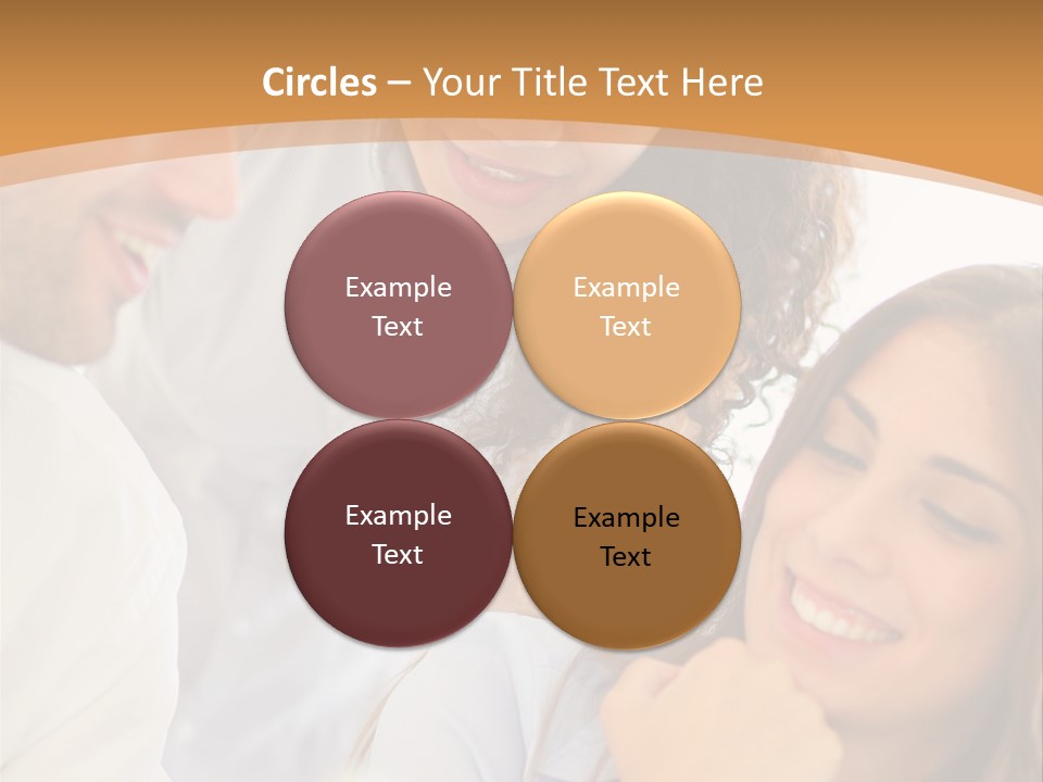 Business Pad Woman PowerPoint Template