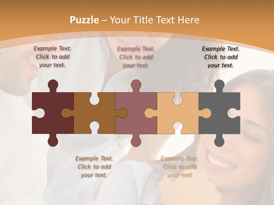 Business Pad Woman PowerPoint Template