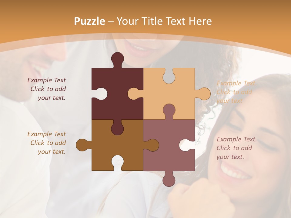 Business Pad Woman PowerPoint Template