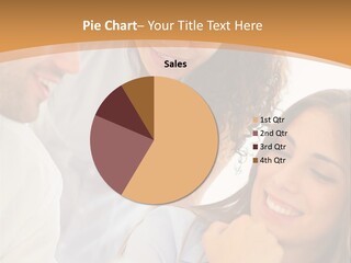 Business Pad Woman PowerPoint Template