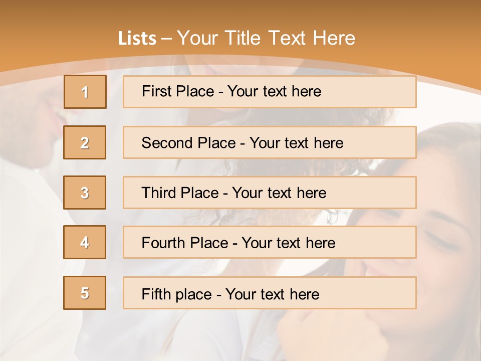 Business Pad Woman PowerPoint Template