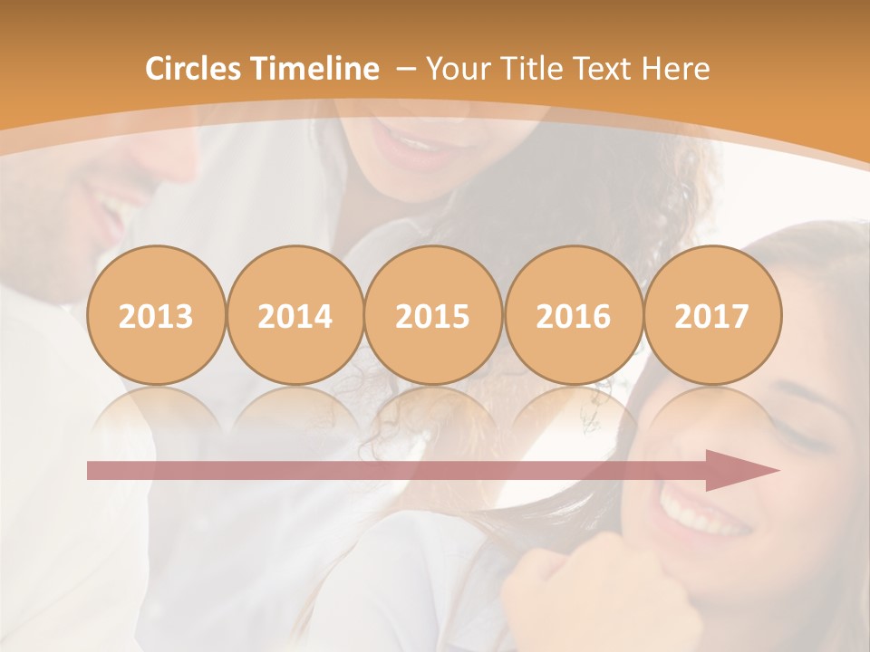 Business Pad Woman PowerPoint Template