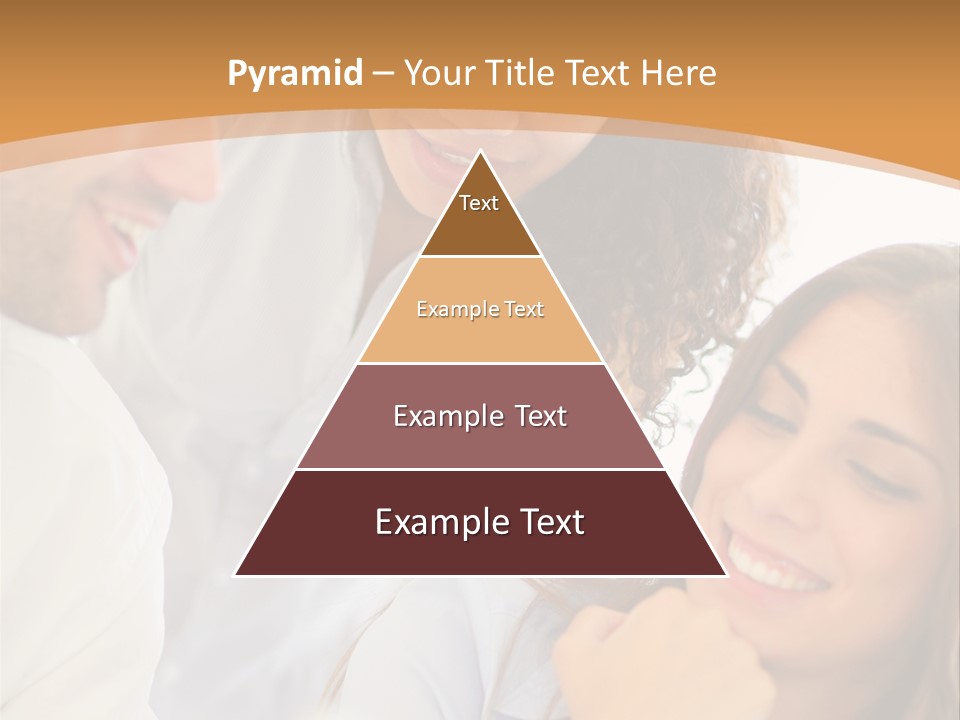 Business Pad Woman PowerPoint Template