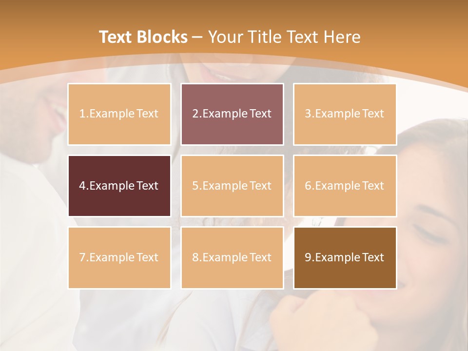 Business Pad Woman PowerPoint Template