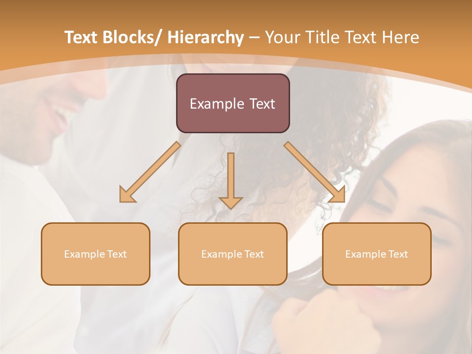 Business Pad Woman PowerPoint Template