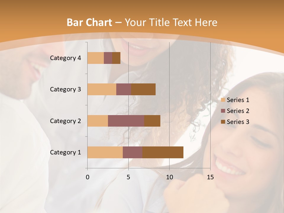 Business Pad Woman PowerPoint Template