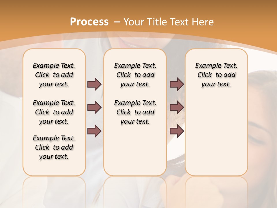 Business Pad Woman PowerPoint Template