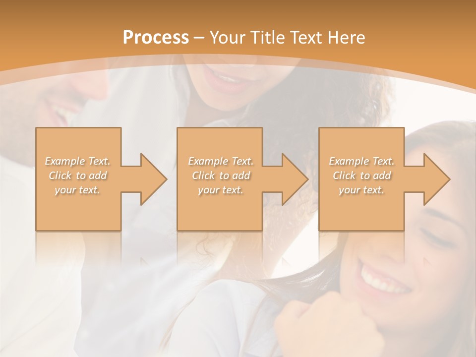 Business Pad Woman PowerPoint Template