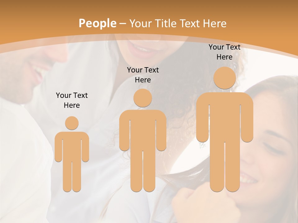 Business Pad Woman PowerPoint Template