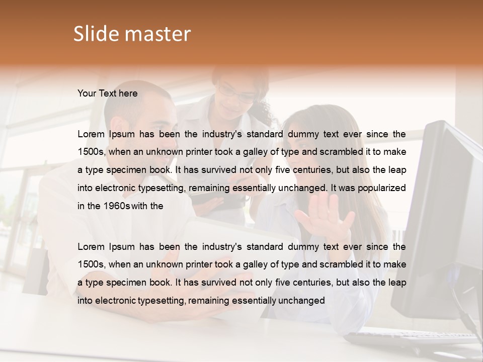 Training Course Finance Internet PowerPoint Template