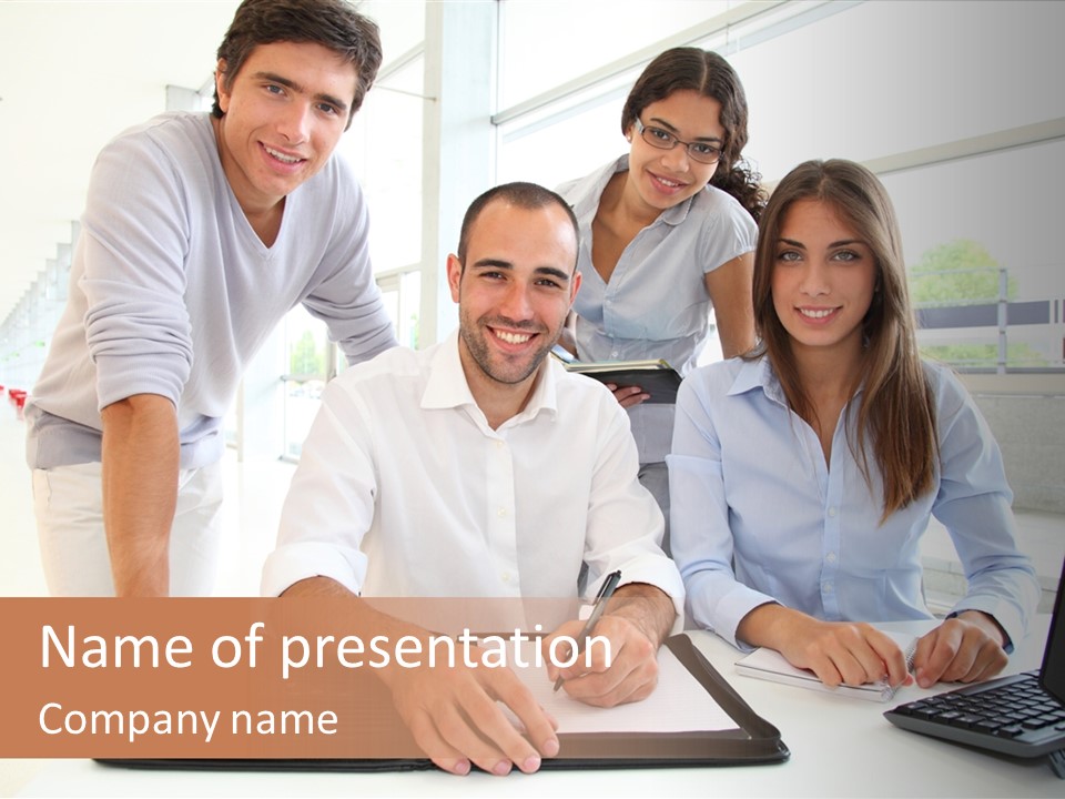 Business Training Partners PowerPoint Template