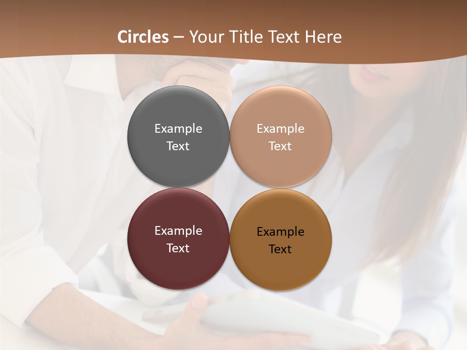 Professional Cheerful Girls PowerPoint Template