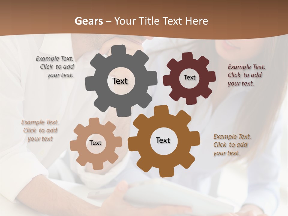 Professional Cheerful Girls PowerPoint Template