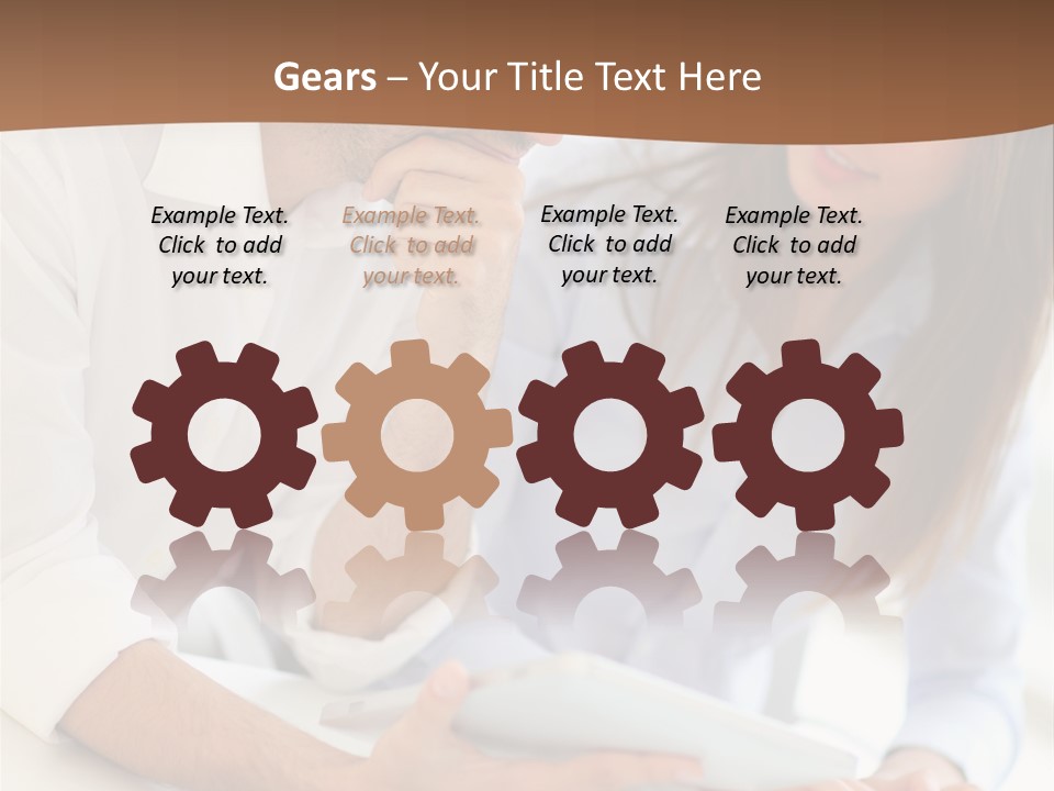 Professional Cheerful Girls PowerPoint Template