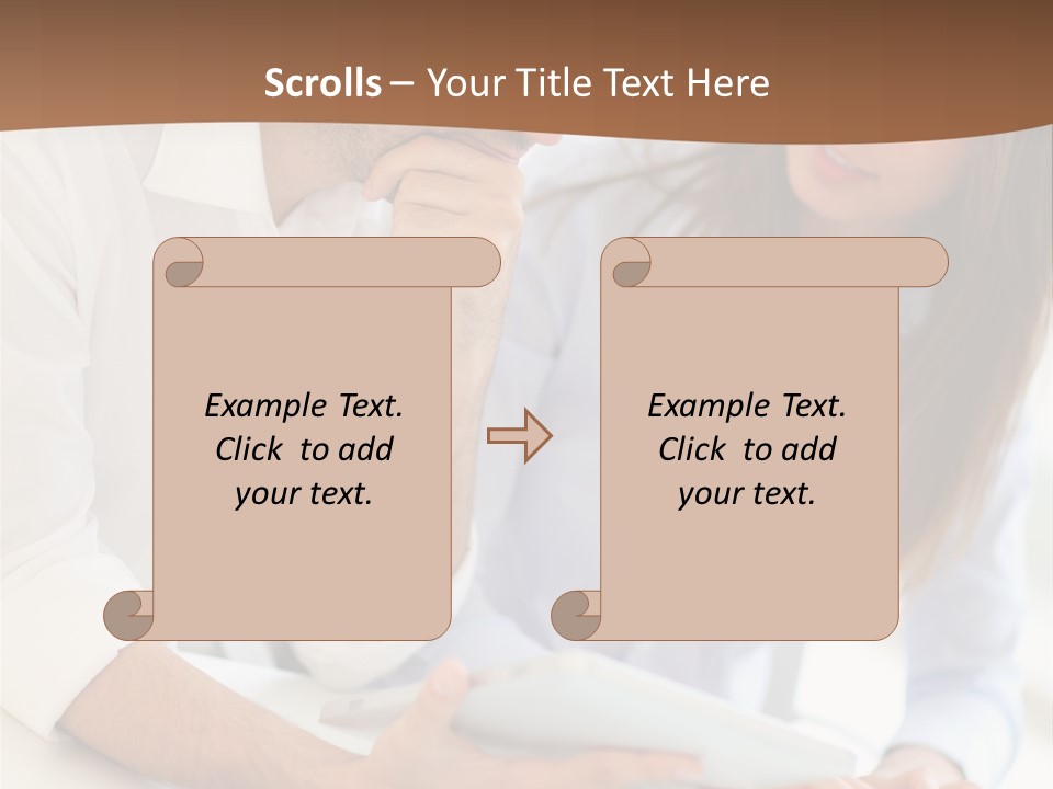 Professional Cheerful Girls PowerPoint Template