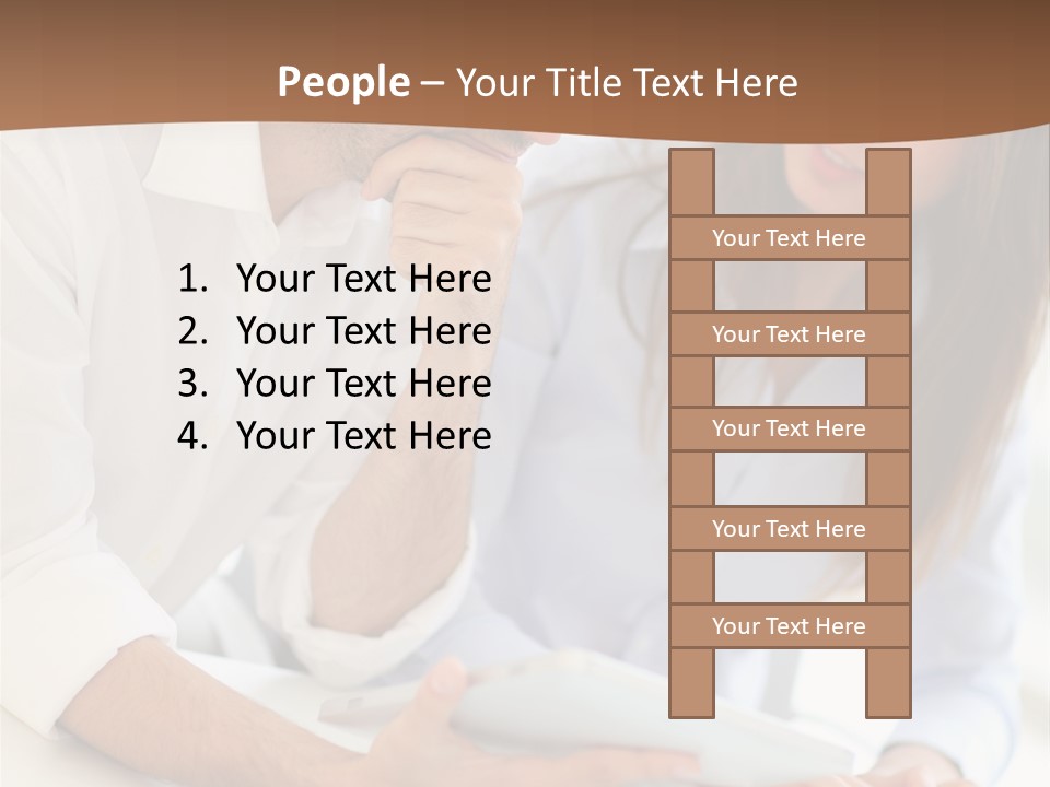 Professional Cheerful Girls PowerPoint Template