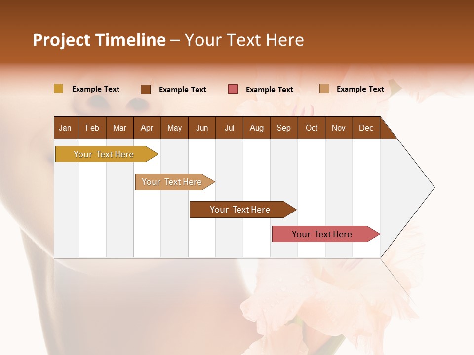 One Flower Purity PowerPoint Template