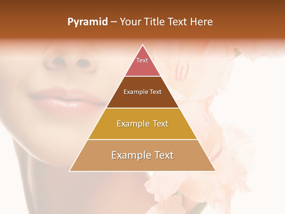 One Flower Purity PowerPoint Template