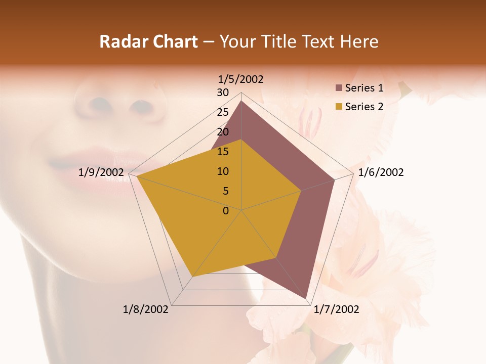 One Flower Purity PowerPoint Template