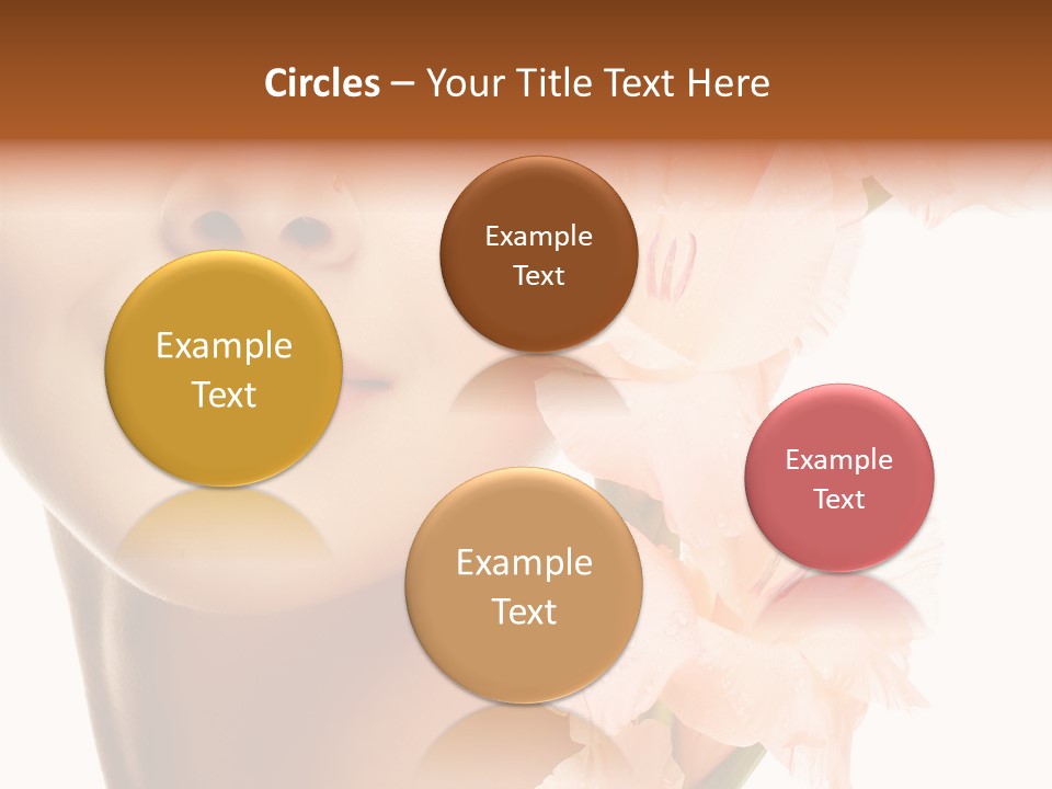 One Flower Purity PowerPoint Template