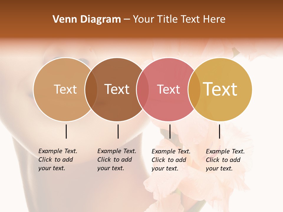 One Flower Purity PowerPoint Template