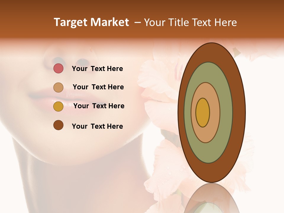 One Flower Purity PowerPoint Template