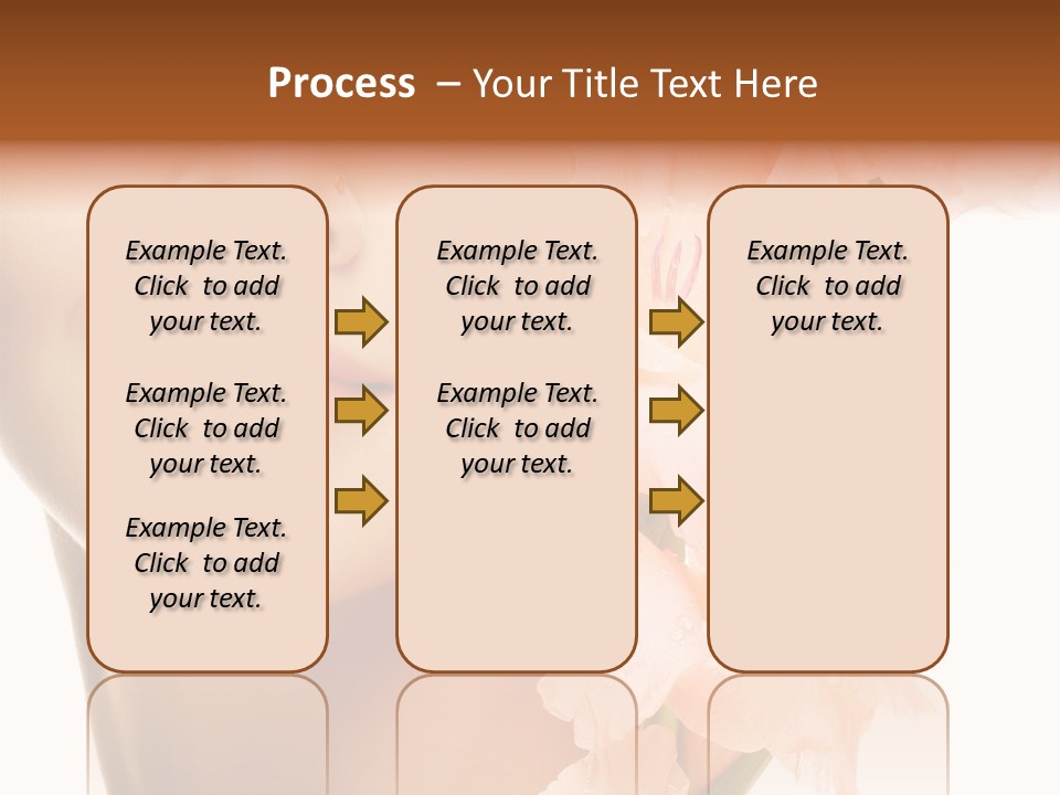 One Flower Purity PowerPoint Template