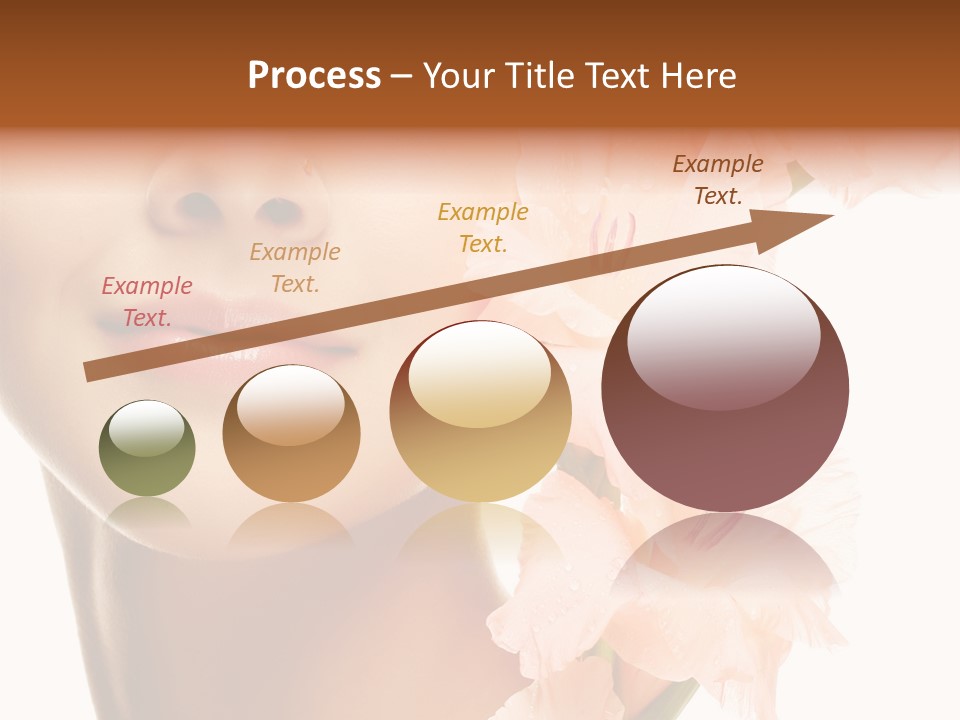 One Flower Purity PowerPoint Template