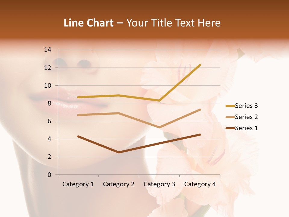 One Flower Purity PowerPoint Template