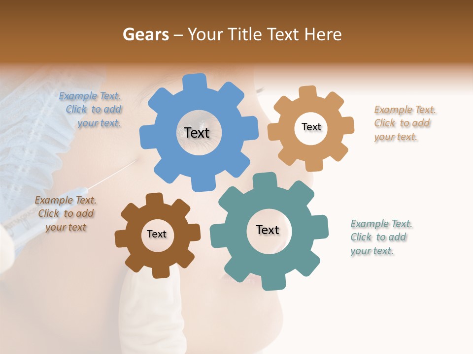 Clinic Eyebrow Salon PowerPoint Template