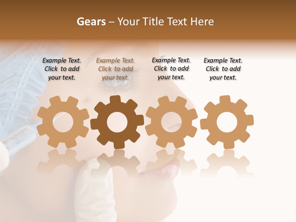 Clinic Eyebrow Salon PowerPoint Template