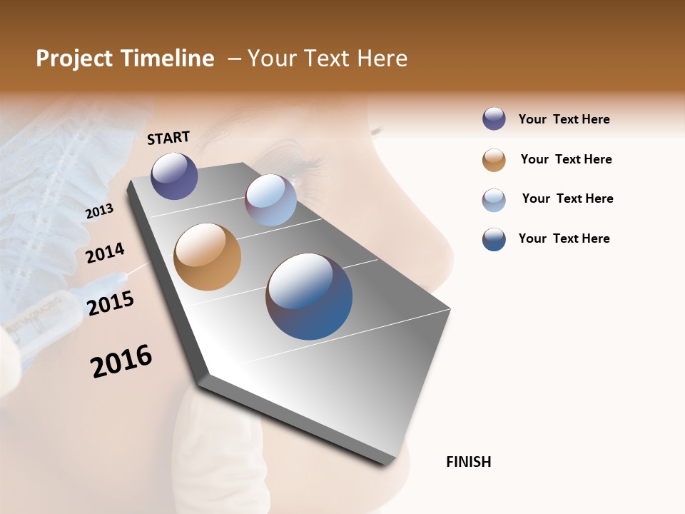 Clinic Eyebrow Salon PowerPoint Template