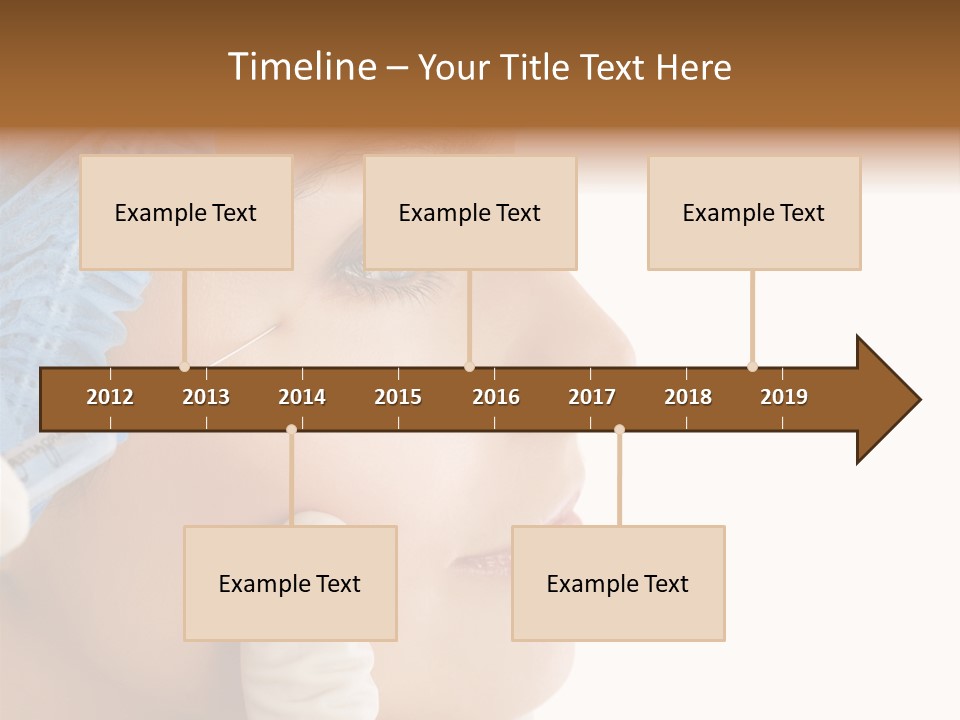 Clinic Eyebrow Salon PowerPoint Template