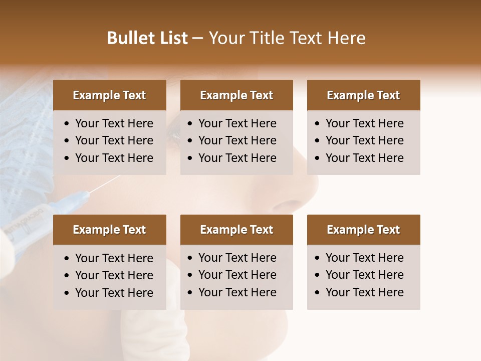 Clinic Eyebrow Salon PowerPoint Template