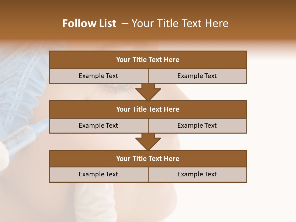 Clinic Eyebrow Salon PowerPoint Template
