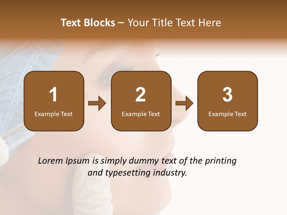 Clinic Eyebrow Salon PowerPoint Template