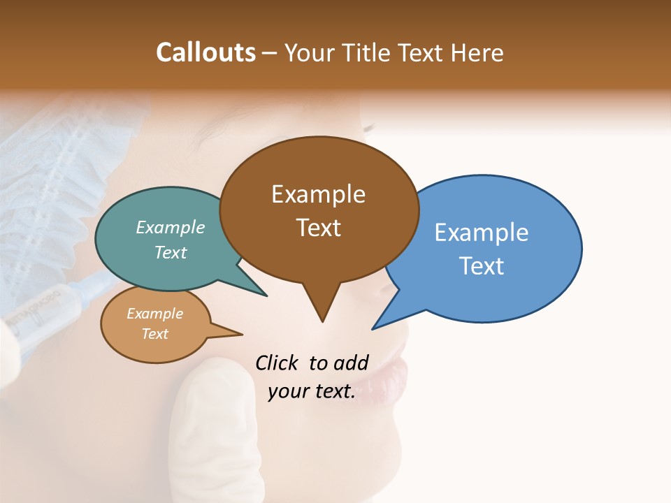 Clinic Eyebrow Salon PowerPoint Template