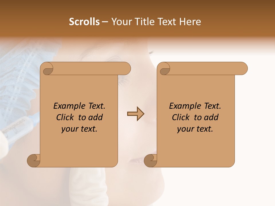 Clinic Eyebrow Salon PowerPoint Template