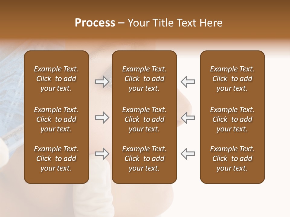Clinic Eyebrow Salon PowerPoint Template