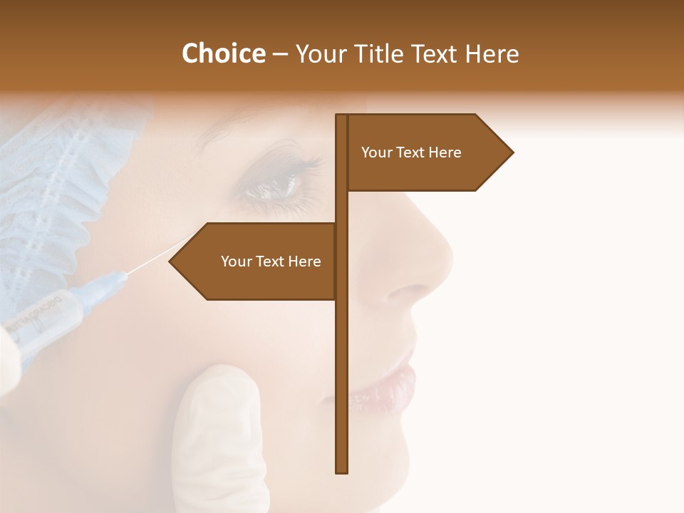 Clinic Eyebrow Salon PowerPoint Template