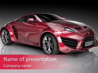 Transport Automobile Project PowerPoint Template