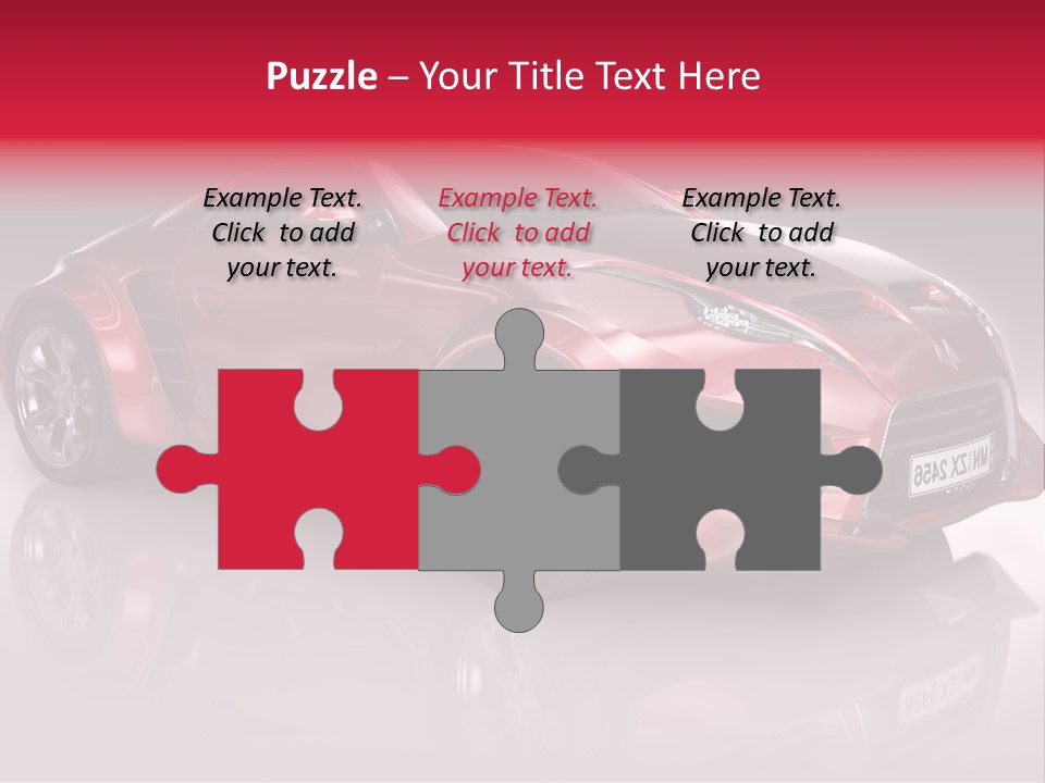 Transport Automobile Project PowerPoint Template