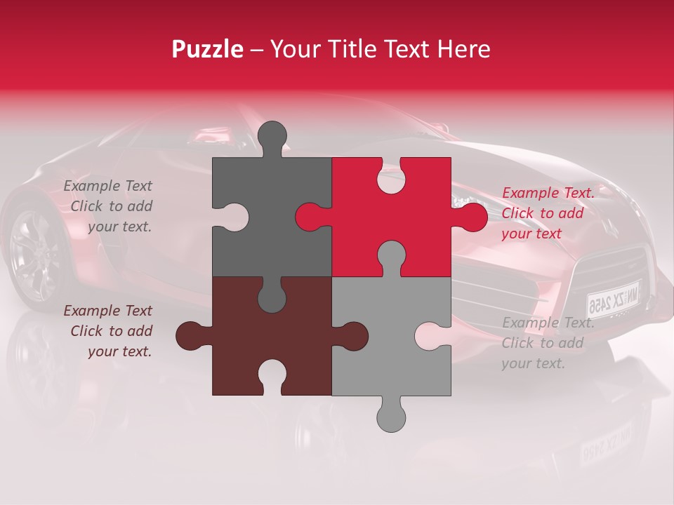 Transport Automobile Project PowerPoint Template