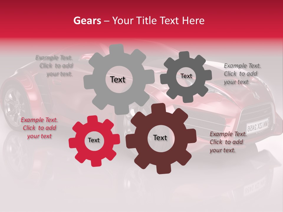 Transport Automobile Project PowerPoint Template